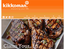 Tablet Screenshot of kikkomanusa.com